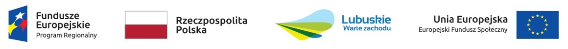 Logotypy programu finansowanego ze rodkw EFS, Programu Regionalnego