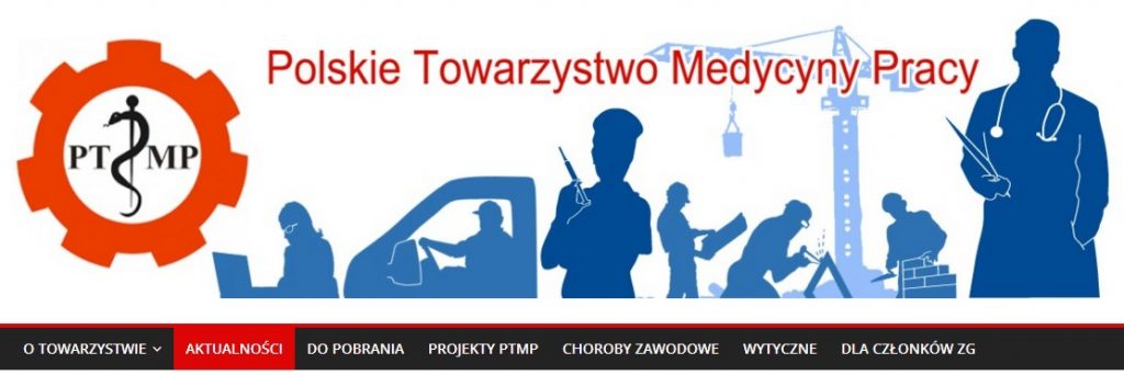 Grafika ze strony głównej PTMP z linkiem